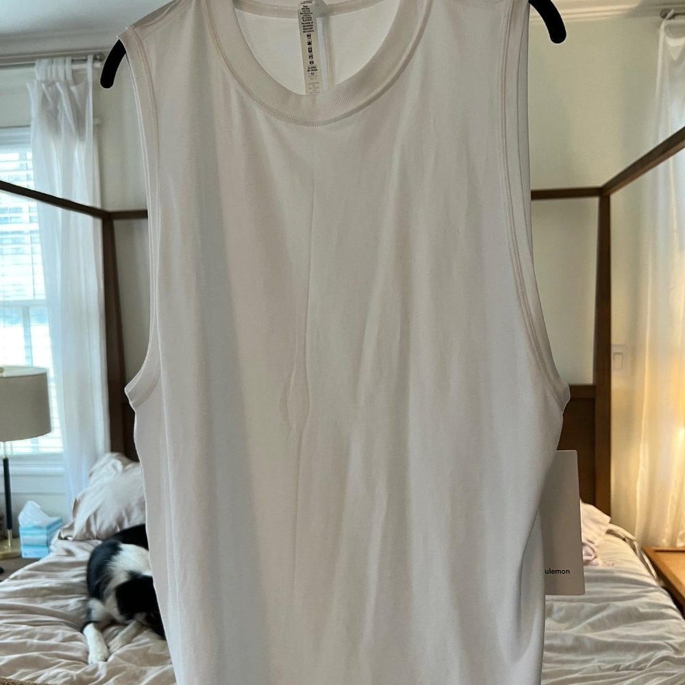 Lululemon - All Yours Boyfriend Tank Size 10 White